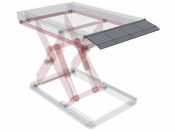 Loading flaps bridge gaps between lifting tables and vehicles and also compensate for a slight difference in height.