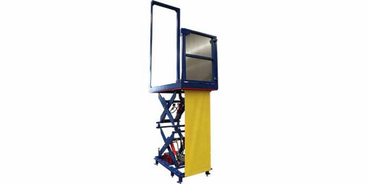 Loading lifting table for indoor use