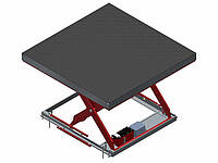 Scissor Lift Table with Large Platform