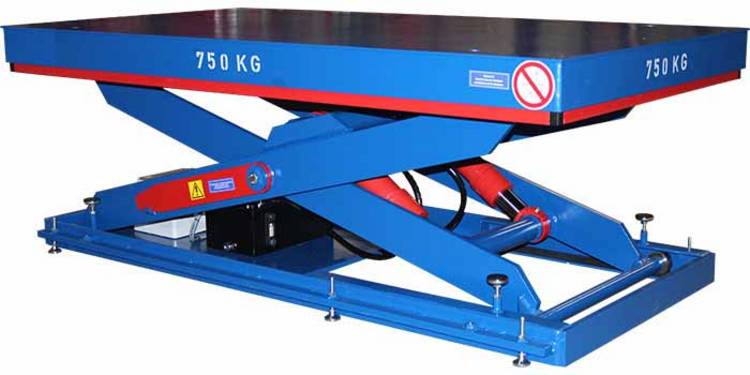 Standard lift table for 750kg