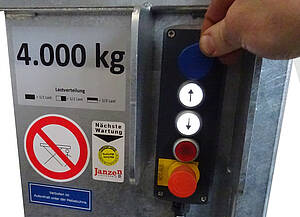 Bedieneinheit mit RFID-Zugangskontrolle
