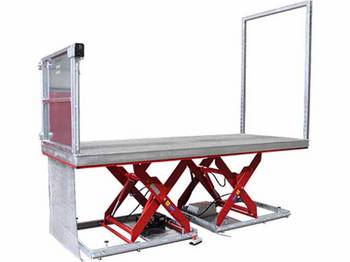 Tandem lift table with various extras