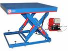 Scissor lift table with tear plate