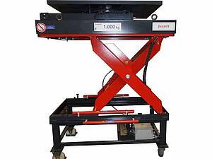 Lift Table with Extension, Rotating Platform and Mobile Base