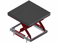 Work lift table for pit installation