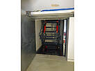 View of the Scissor Mechanism of a Goods Lift During Installation
