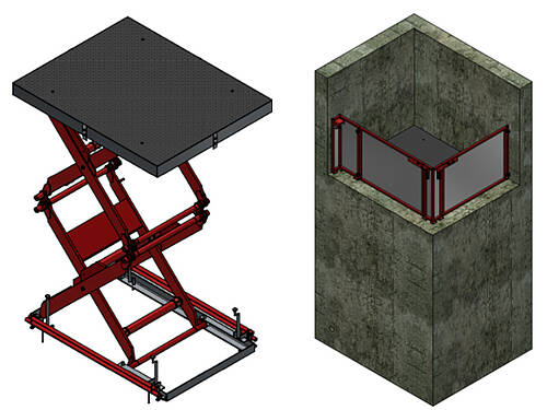 Goods Lift for Warehouse Logistics