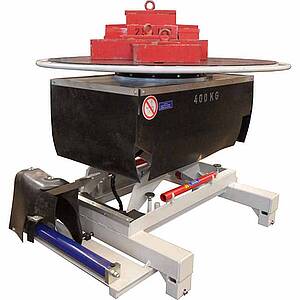 Mobile lift table with rotating platform