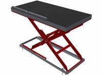 Scissor lift table for kitchen delivery