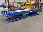 Tandem lift table with roller conveyor