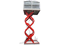 Lift Table with Triple Scissor Mechanism